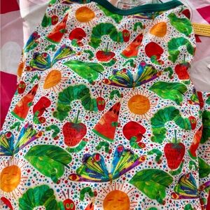 Colorful Caterpillar bamboo pjs